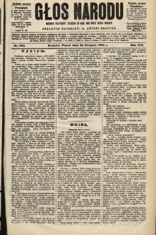 Głos Narodu : dziennik polityczny, założony w roku 1893 przez Józefa Rogosza (wydanie poranne). 1904, nr 236