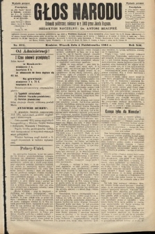 Głos Narodu : dziennik polityczny, założony w roku 1893 przez Józefa Rogosza (wydanie poranne). 1904, nr 275