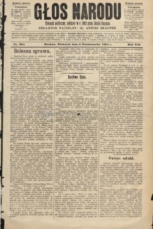 Głos Narodu : dziennik polityczny, założony w roku 1893 przez Józefa Rogosza (wydanie poranne). 1904, nr 280