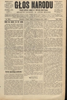 Głos Narodu : dziennik polityczny, założony w roku 1893 przez Józefa Rogosza (wydanie poranne). 1904, nr 285