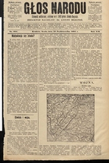 Głos Narodu : dziennik polityczny, założony w roku 1893 przez Józefa Rogosza (wydanie poranne). 1904, nr 290