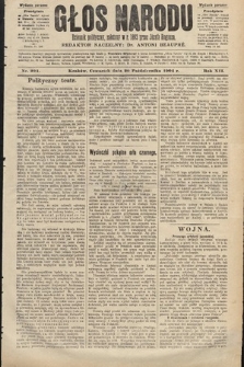 Głos Narodu : dziennik polityczny, założony w roku 1893 przez Józefa Rogosza (wydanie poranne). 1904, nr 291