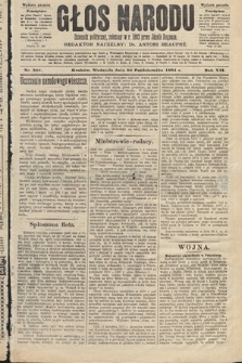 Głos Narodu : dziennik polityczny, założony w roku 1893 przez Józefa Rogosza (wydanie poranne). 1904, nr 301