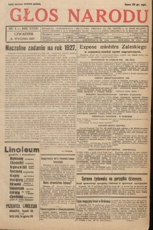 Głos Narodu. 1927, nr 4