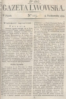Gazeta Lwowska. 1819, nr 115