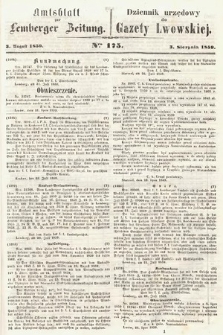 Amtsblatt zur Lemberger Zeitung = Dziennik Urzędowy do Gazety Lwowskiej. 1859, nr 175