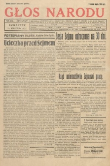 Głos Narodu. 1927, nr 257