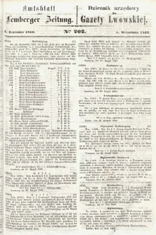 Amtsblatt zur Lemberger Zeitung = Dziennik Urzędowy do Gazety Lwowskiej. 1859, nr 202