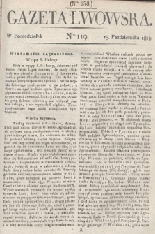 Gazeta Lwowska. 1819, nr 119