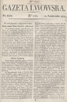 Gazeta Lwowska. 1819, nr 120