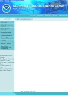Southwest Fisheries Science Center : Molecular Ecology Laboratory