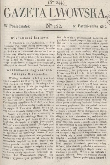 Gazeta Lwowska. 1819, nr 122
