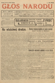 Głos Narodu. 1934, nr 74