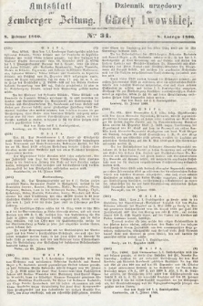 Amtsblatt zur Lemberger Zeitung = Dziennik Urzędowy do Gazety Lwowskiej. 1860, nr 31