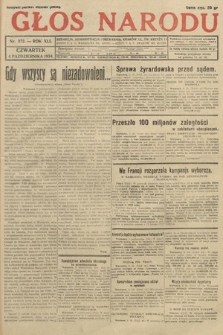 Głos Narodu. 1934, nr 272