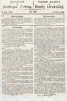 Amtsblatt zur Lemberger Zeitung = Dziennik Urzędowy do Gazety Lwowskiej. 1860, nr 52