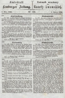 Amtsblatt zur Lemberger Zeitung = Dziennik Urzędowy do Gazety Lwowskiej. 1860, nr 55