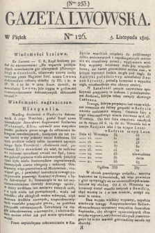 Gazeta Lwowska. 1819, nr 126