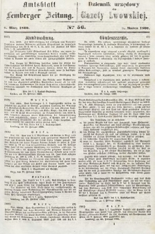 Amtsblatt zur Lemberger Zeitung = Dziennik Urzędowy do Gazety Lwowskiej. 1860, nr 56
