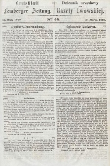Amtsblatt zur Lemberger Zeitung = Dziennik Urzędowy do Gazety Lwowskiej. 1860, nr 58