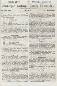 Amtsblatt zur Lemberger Zeitung = Dziennik Urzędowy do Gazety Lwowskiej. 1860, nr 61