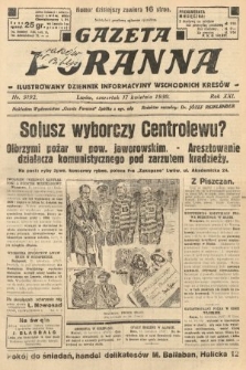 Gazeta Poranna : ilustrowany dziennik informacyjny wschodnich kresów. 1930, nr 9192
