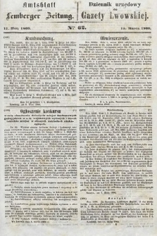 Amtsblatt zur Lemberger Zeitung = Dziennik Urzędowy do Gazety Lwowskiej. 1860, nr 62