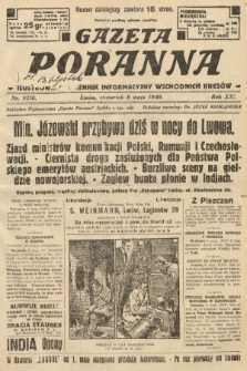 Gazeta Poranna : ilustrowany dziennik informacyjny wschodnich kresów. 1930, nr 9210