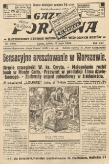 Gazeta Poranna : ilustrowany dziennik informacyjny wschodnich kresów. 1930, nr 9219