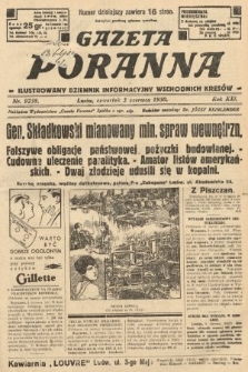Gazeta Poranna : ilustrowany dziennik informacyjny wschodnich kresów. 1930, nr 9238