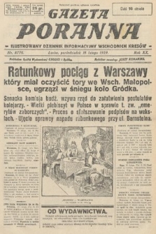 Gazeta Poranna : ilustrowany dziennik informacyjny wschodnich kresów. 1929, nr 8776