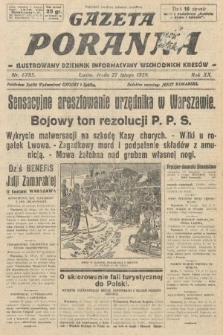 Gazeta Poranna : ilustrowany dziennik informacyjny wschodnich kresów. 1929, nr 8785