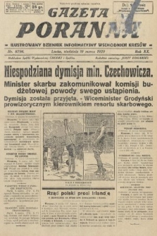 Gazeta Poranna : ilustrowany dziennik informacyjny wschodnich kresów. 1929, nr 8796