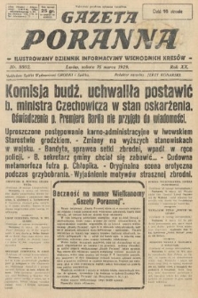 Gazeta Poranna : ilustrowany dziennik informacyjny wschodnich kresów. 1929, nr 8802