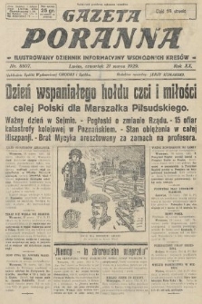 Gazeta Poranna : ilustrowany dziennik informacyjny wschodnich kresów. 1929, nr 8807