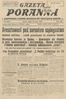 Gazeta Poranna : ilustrowany dziennik informacyjny wschodnich kresów. 1929, nr 8865