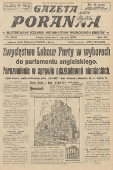 Gazeta Poranna : ilustrowany dziennik informacyjny wschodnich kresów. 1929, nr 8876