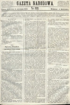 Gazeta Narodowa. 1848, nr 122