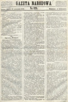 Gazeta Narodowa. 1848, nr 123