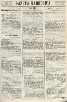 Gazeta Narodowa. 1848, nr 141