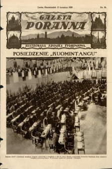 Gazeta Poranna : ilustrowana kronika tygodniowa. 1929, nr 14
