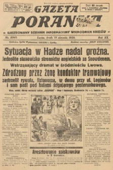 Gazeta Poranna : ilustrowany dziennik informacyjny wschodnich kresów. 1929, nr 8949