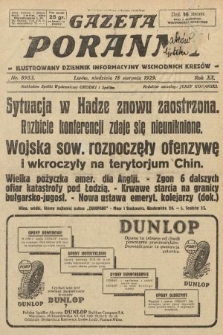 Gazeta Poranna : ilustrowany dziennik informacyjny wschodnich kresów. 1929, nr 8953