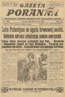 Gazeta Poranna : ilustrowany dziennik informacyjny wschodnich kresów. 1929, nr 8963