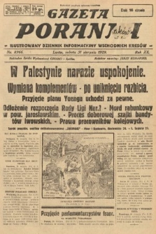 Gazeta Poranna : ilustrowany dziennik informacyjny wschodnich kresów. 1929, nr 8966