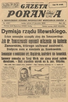 Gazeta Poranna : ilustrowany dziennik informacyjny wschodnich kresów. 1929, nr 8987