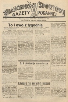 Wiadomości Sportowe Gazety Porannej. 1929, nr 130