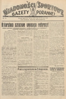 Wiadomości Sportowe Gazety Porannej. 1929, nr 131