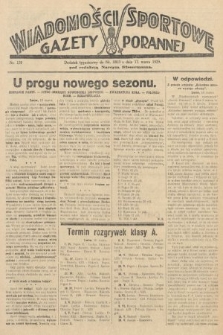 Wiadomości Sportowe Gazety Porannej. 1929, nr 138