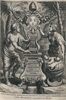 Mathiæ Casimiri Sarbievii [...] Lyricorvm Libri IV ; Epodon Lib. Vnvs Alterq[ue] Epigrammatvm